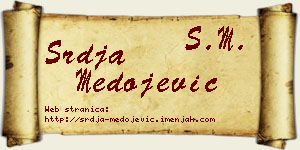 Srđa Medojević vizit kartica